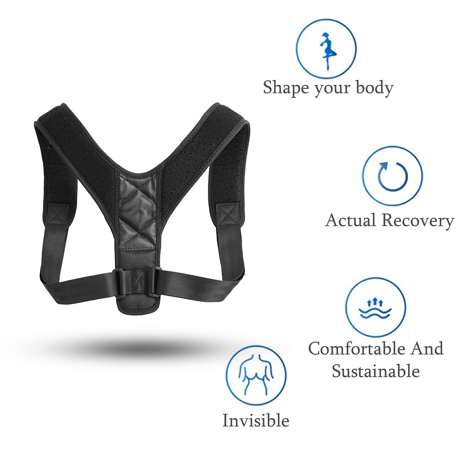 True Fit Posture Corrector For Men & Women